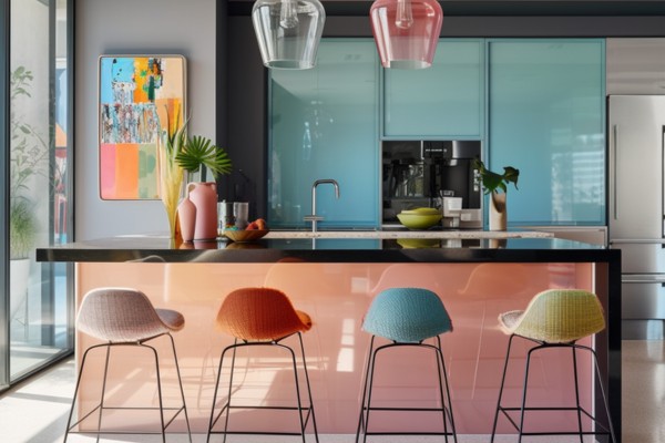 space-saving kitchen island