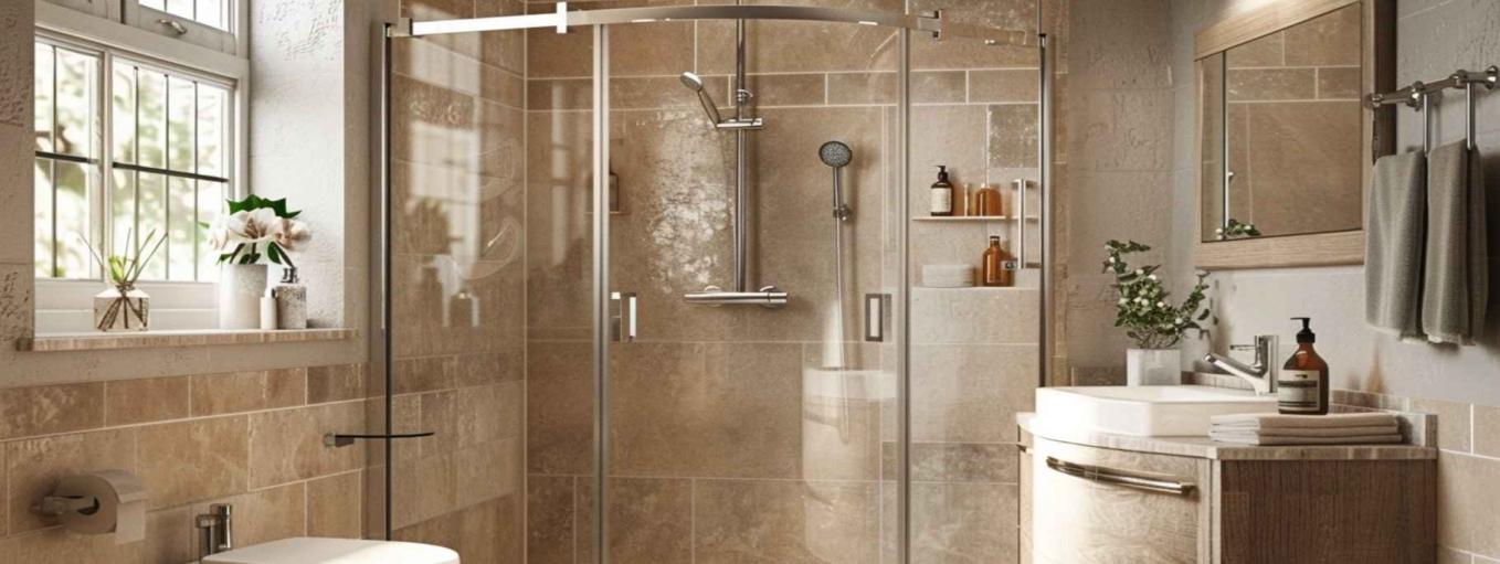 glass shower enclosure