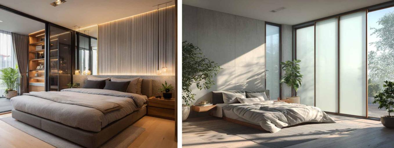 Toughened Sliding glass panels and Switching glass for windows